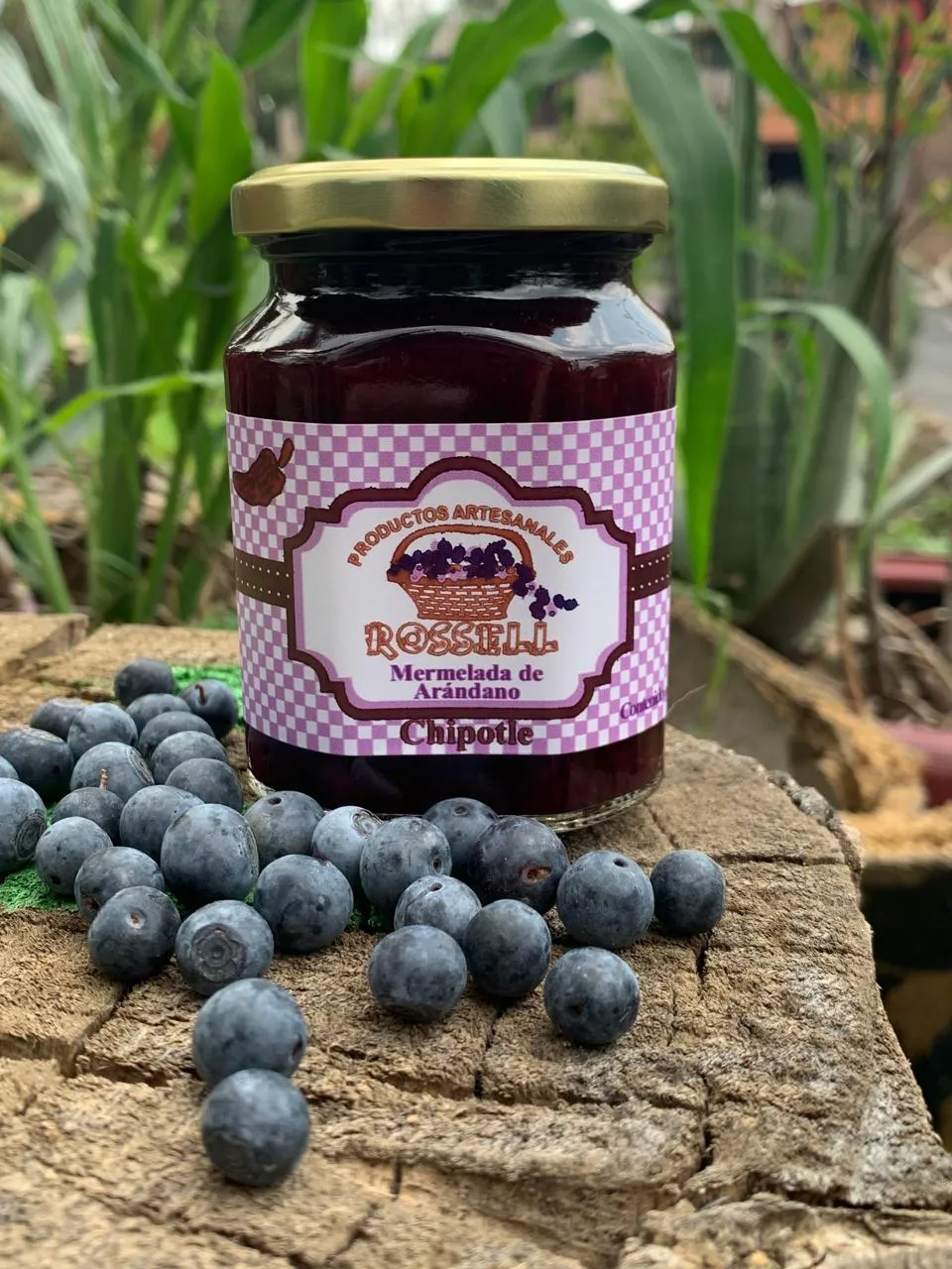 Mermelada de Blue Berry con Chipotle Orgánica