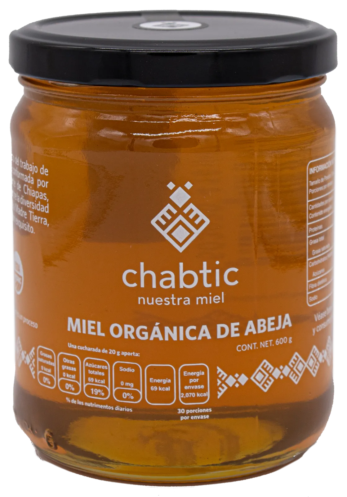 Miel orgániza 600g